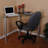 Boylan Tempered Glass Aluminium Writing Desk
