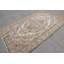 Grand tapis turc vintage beige tissé à la main: idéal pour la décoration de chambre à coucher ou de salon à thème ethnique