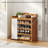 Foldable Shoe Rack For Home - Bamboo Entryway Shoe Organizer With Dust-Proof Curtain, Multi-Layer Design For Easy Storage