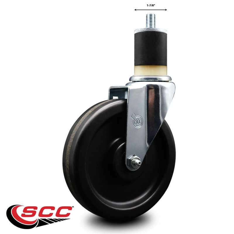 Roulettes Phénoliques pivotantes à roues pivotantes 1-7 / 8 pouces SCC