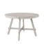 Table de salle à manger rustique en bois massif de 47 pouces pour 4 à 6 personnes, table de cuisine ronde en bois pour la salle à manger, table de ferme de style campagnard avec plateau en bois et base en croix