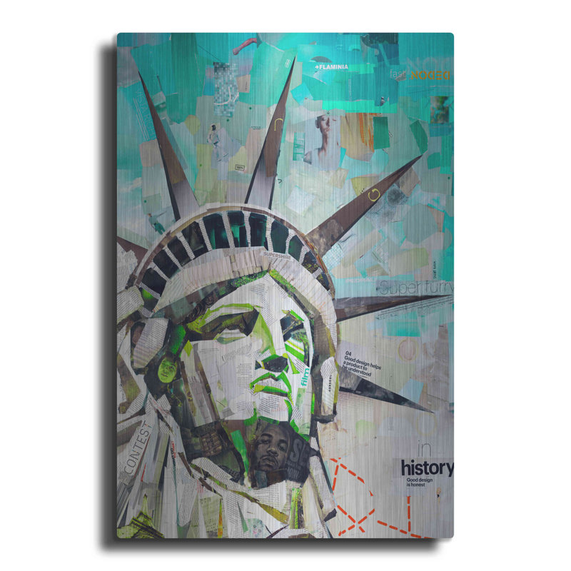 «Freedom» par Gray, impression sur métal sans cadre, H 24 po x l 16 po x P 0,13 po