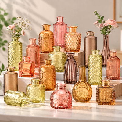 30 Pcs Glass Bud Vases