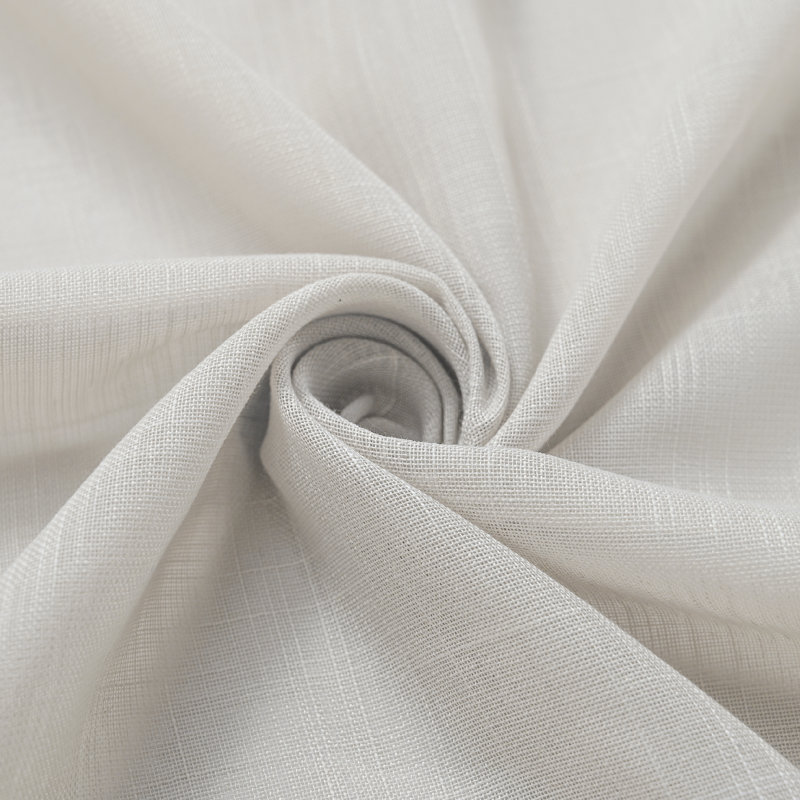 Draycott Polyester Semi-Sheer Grommet Lightweight Curtain Pair(Set of 2), 37" W x 84" L, Light Taupe
