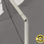 Afsara 265 cm W X 265 cm D Round Beach Parasol-681007566