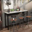 Maurietta Stone Top Metal Base Dining Table-368727295