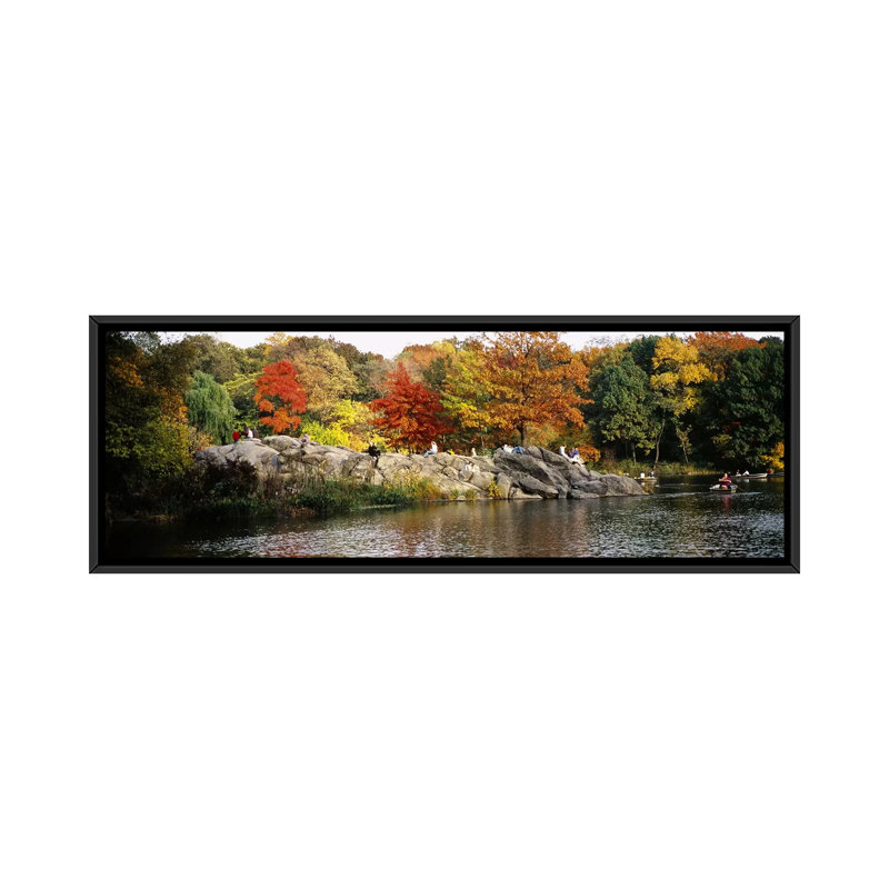 Central Park, New York City - reproduction de photo panoramique sur toile tendue, H 12 po x l 36 po x P 1,5 po