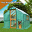 Grand poulailler de 111 po x 74 po x 72 po, parc pour chaton en bois, enclos à poules avec housse imperméable