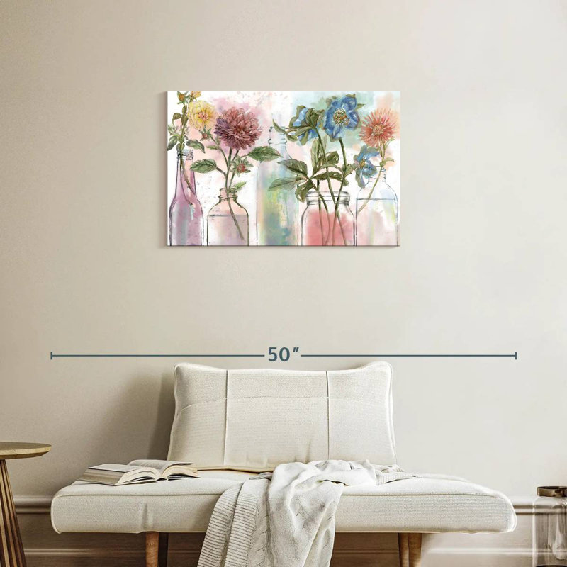 Harnek Vintage Bottle Collection, 20" H x 30" W