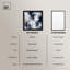 «Midnight and Ivory I Shadowbox Print», art mural abstrait par Art Remedy-115125988-115125984