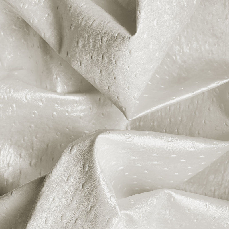 Danae Oswald Pearl Faux Leather Fabric