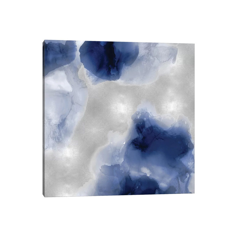 Whisper In Indigo I by Lauren Mitchell - Wrapped Canvas Gallery-Wrapped Canvas Giclée, 30.48 cm H x 30.48 cm W