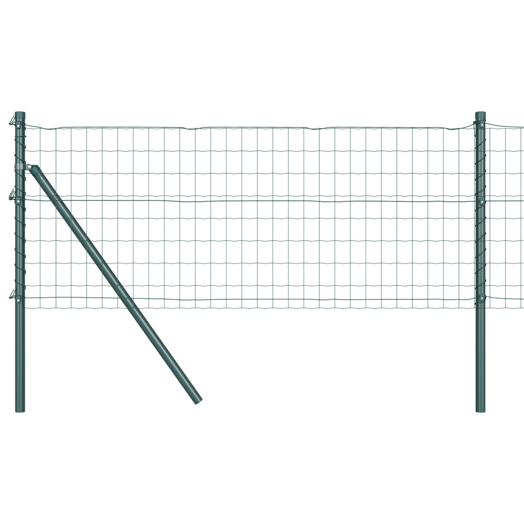 80cm H x 2500cm W Powder-Coated Steel Border Fencing