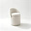 Fauteuil demi-tonneau avec rangement à plateau rabattable-1083064953