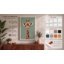 Giraffe Portrait Modern - Wrapped Canvas-482920358-482920365