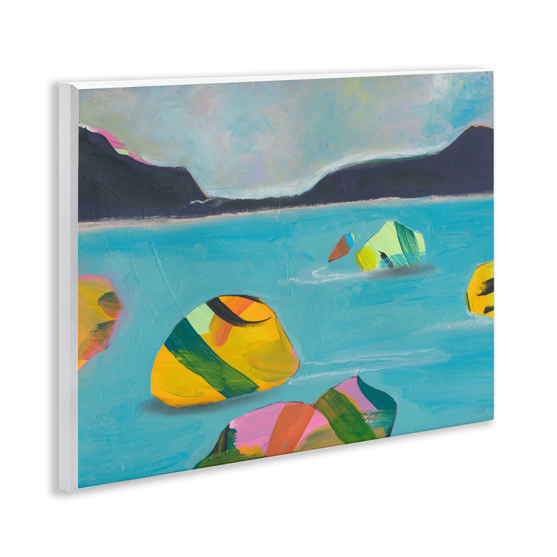 Art mural flottant sur les bouées de mer par Jan Weiss