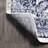 Alhambra Ornate Medallion Modern Light Blue/Ivory Rug-55434102