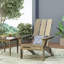 Chaise Adirondack pliable de conception rustique-801276125