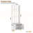 Modern Luxury 4-in-1 Hall Tree with Cushion, Versatile Coat Rack with 8 Gold Hooks and Legs, Entryway Bench with Adjustable Shelves & Fluted Doors for Hallway, Living Room-677780883