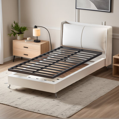 2 Inch Box Spring Low Profile, Heavy Duty Metal Box Spring Bed Base, Bunkie Board Bed Slat Replacement, Mattress Foundation, Easy Assembly, Noise Free