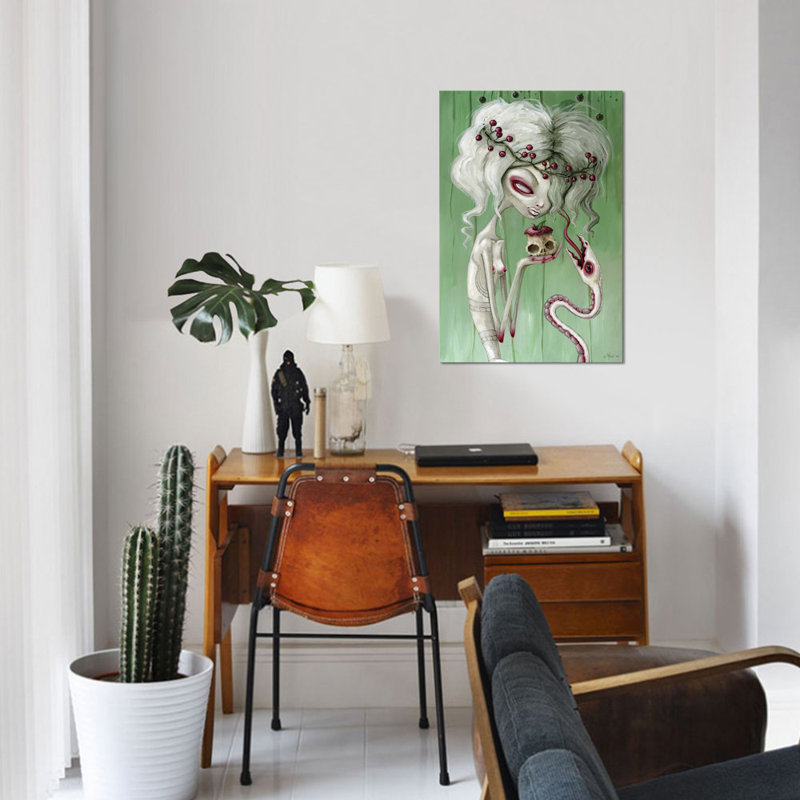 « the doux saveur of deces », reproduction d’impression sur toile, H 26 po x l 18 po x P 1,5 po, Toile tendue, Pas de tapis