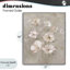 «Blush Florals over Beige», estampe numérique, design par Carol Robinson-2127667858-2127667857