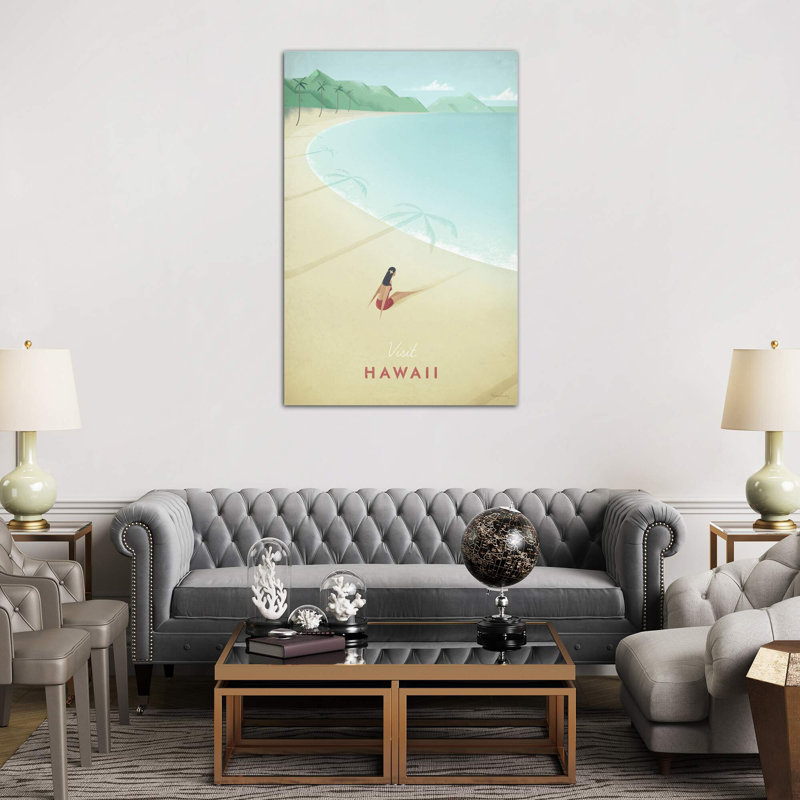 Hawaii by Henry Rivers - No Frame Print on Canvas, 152.5 cm H x 101.5 cm W