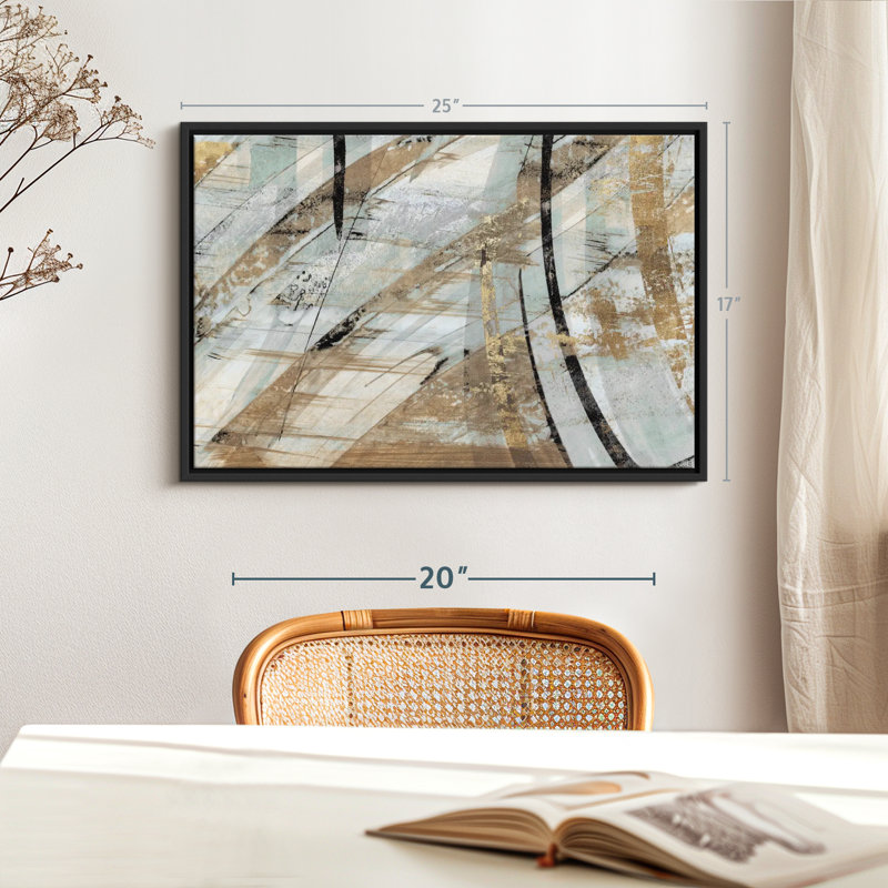 Abstract " Rhythm Abstract Canvas Print ", 17" H x 25" W