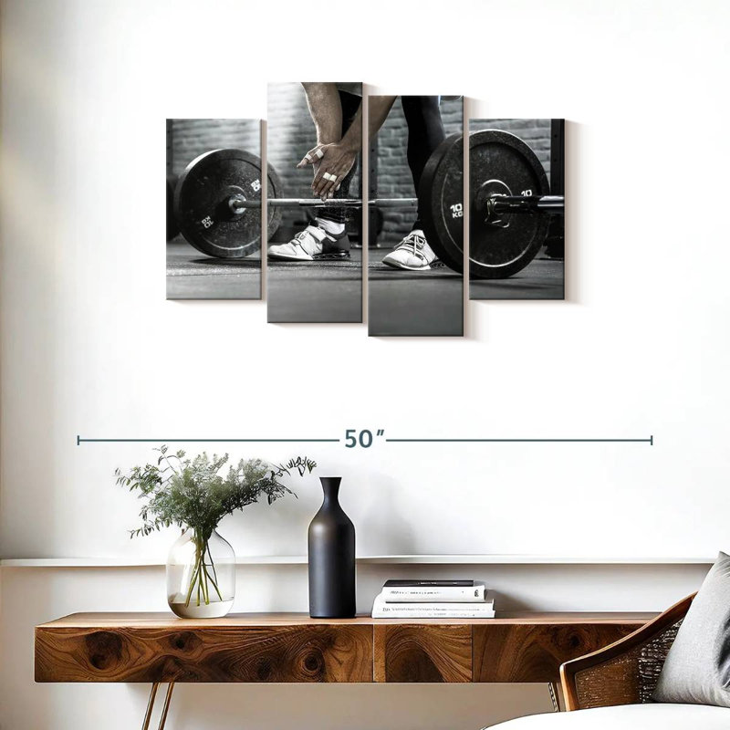 Sireci Addicted To Weightlifting, 22" H x 36" W