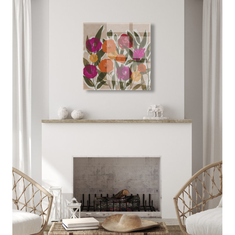 «Spring Bouquet» par Amy Lighthall, art mural acrylique flottant