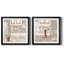 «Blush Bath Sink I», ensemble de 2 cadres photo-61474217-61474216