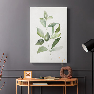 Fresh Leaf Montage I -Gallery Wrapped Cavas