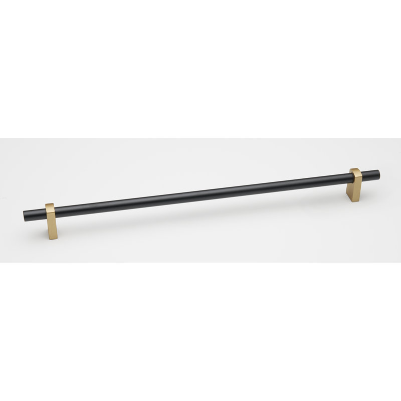 Poignée d'électroménager Vita Bella, Champagne / noir mat, 24"