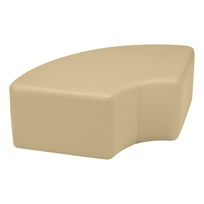 Learniture Structured Quarter Round  Stool -Flexible Modular Collaborative Soft Seating For Office, Home, Lounge And School Classrooms With Durable Frame 1018NLG