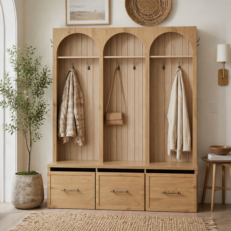 Arbre d'entrée en bois