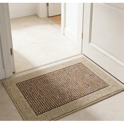 20X32 Inch Indoor Hailee Non-Slip, Low Profile Entryway Rug Washable Dirt Trapper, Absorbent Welcome Mat For Front Back Door Entrance