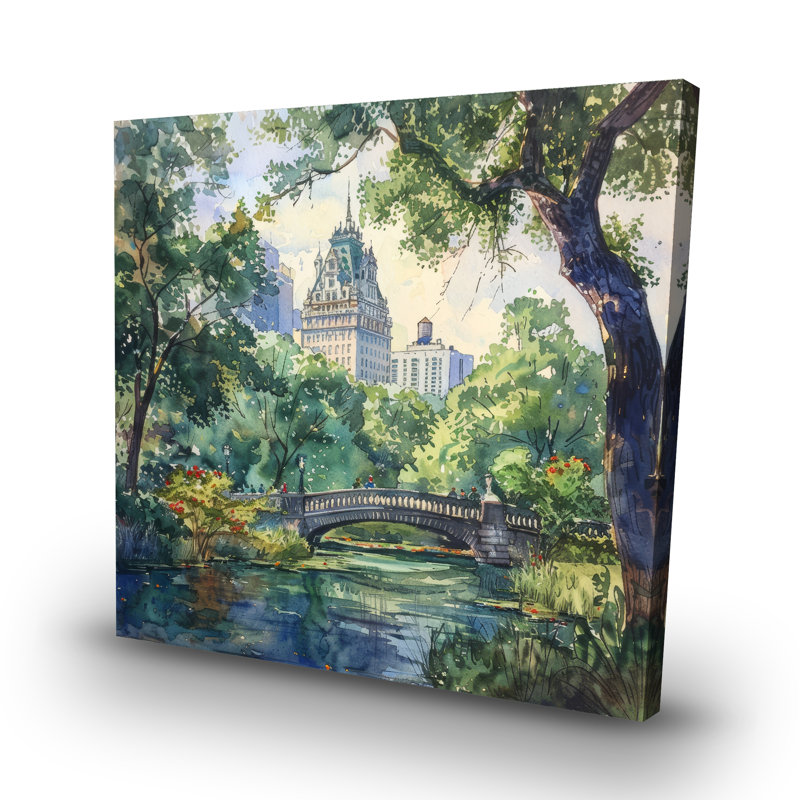 Castle - 32"x32" art on canvas