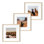 Cadre photo en bois - ensemble de 3
