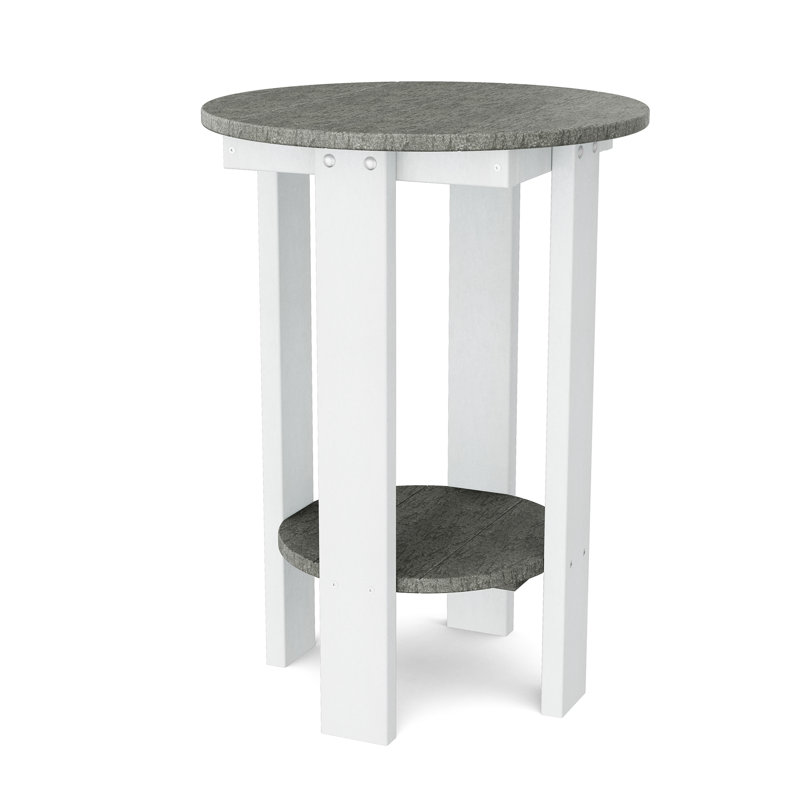 Table de balcon Heritage, Gris foncé / Blanc