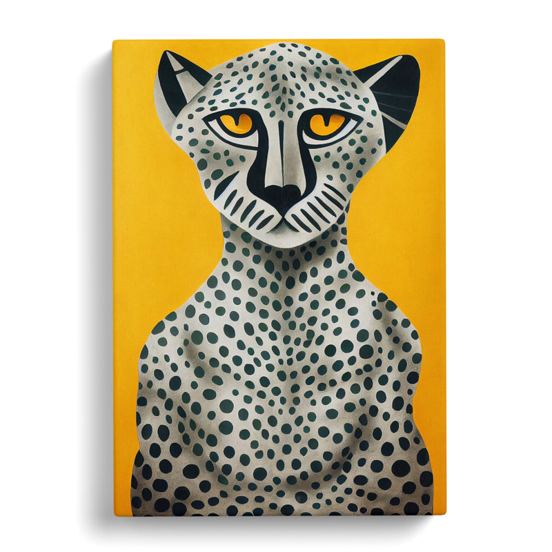 CAN-V0523-2489X The Cheetah - Wrapped Canvas Print, 50cm H x 35cm W x 3cm D, Wrapped Canvas
