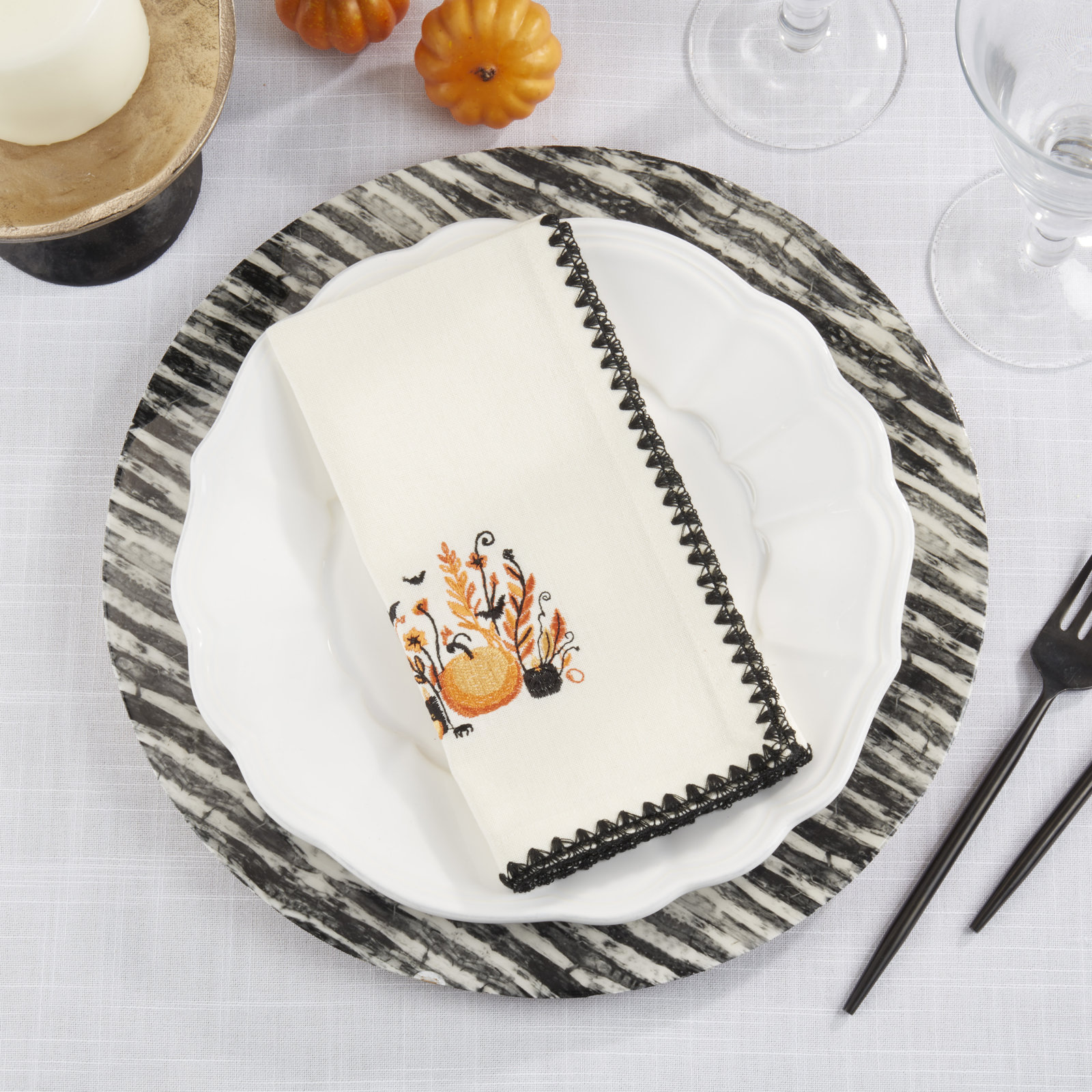 Halloween Town Cotton Napkin