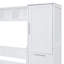 Lit escamotable Ajae avec bibliothèque de rangement, tiroirs et garde-robe-590699969-588590544