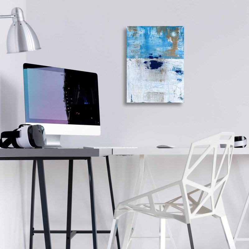 «Explore» par Julie Weaverling, art mural en verre acrylique, H 16 po x l 12 po