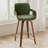 Modern Upholstered Swivel Counter Height Bar Stool-891631849