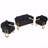 Teddy fleece 2-seater Sofa, Metal Frame-247749766