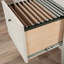Bureau en L avec surface spacieuse et rangement, durable pour un usage à domicile polyvalent