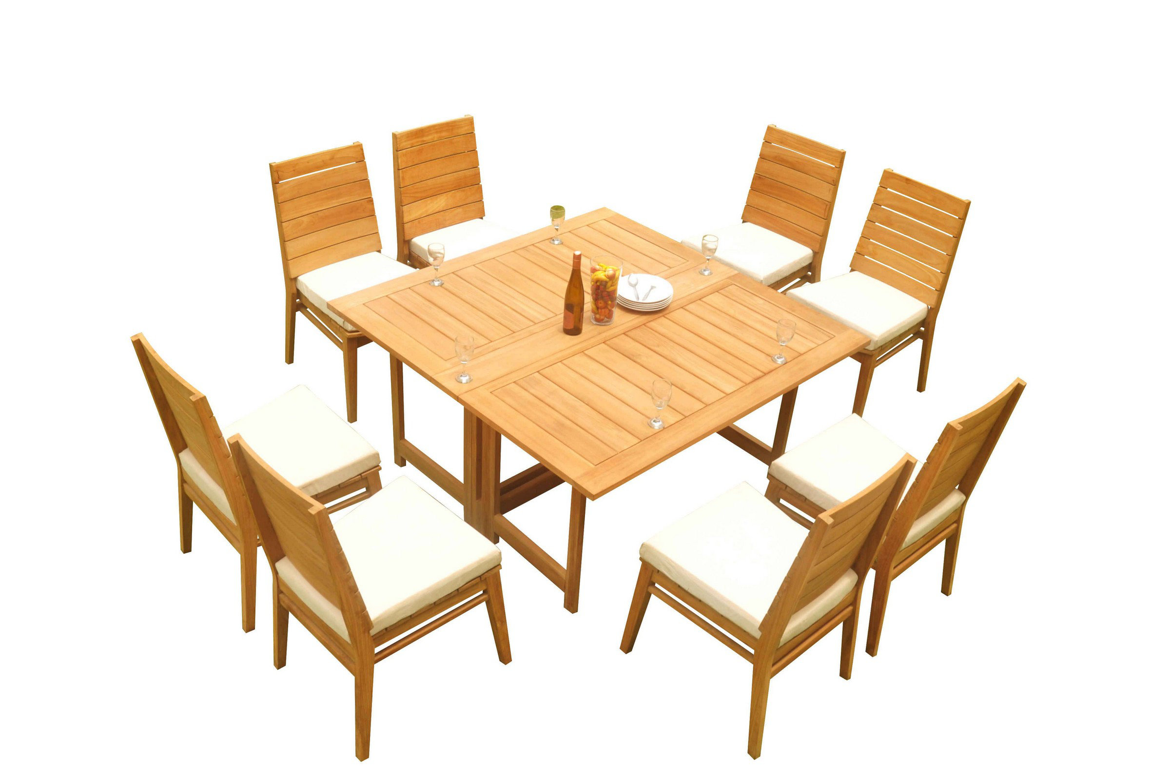 Teak Smith Rectangle 8 - Person 60" Long Teak Dining Set | Perigold