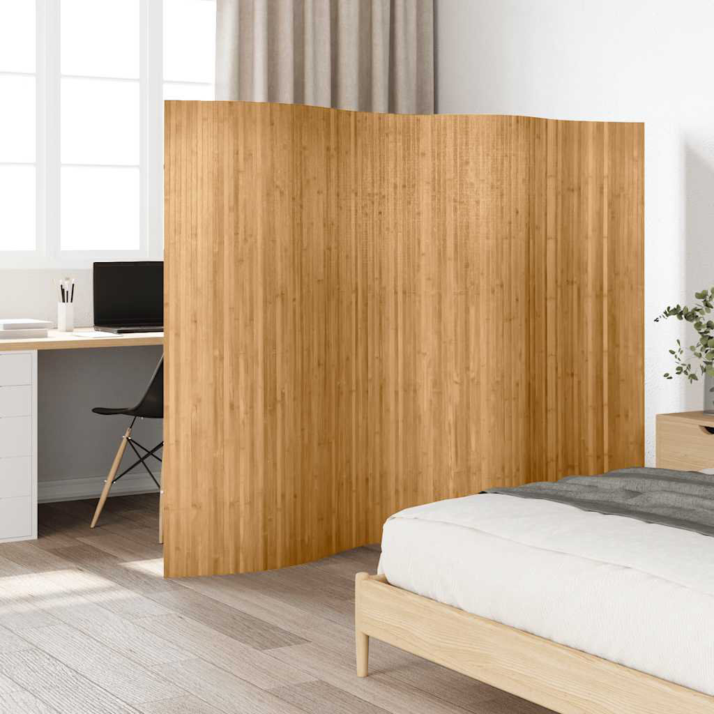Vidaxl Room Divider Bamboo Natural 250X165cm Indoor Privacy Screen Partition - Image 3