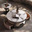 Table basse ronde de luxe légère
