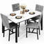 Ensemble de table de salle à manger moderne pour 4 personnes-604036972-604573160
